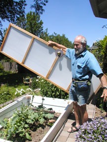 greenhouse door