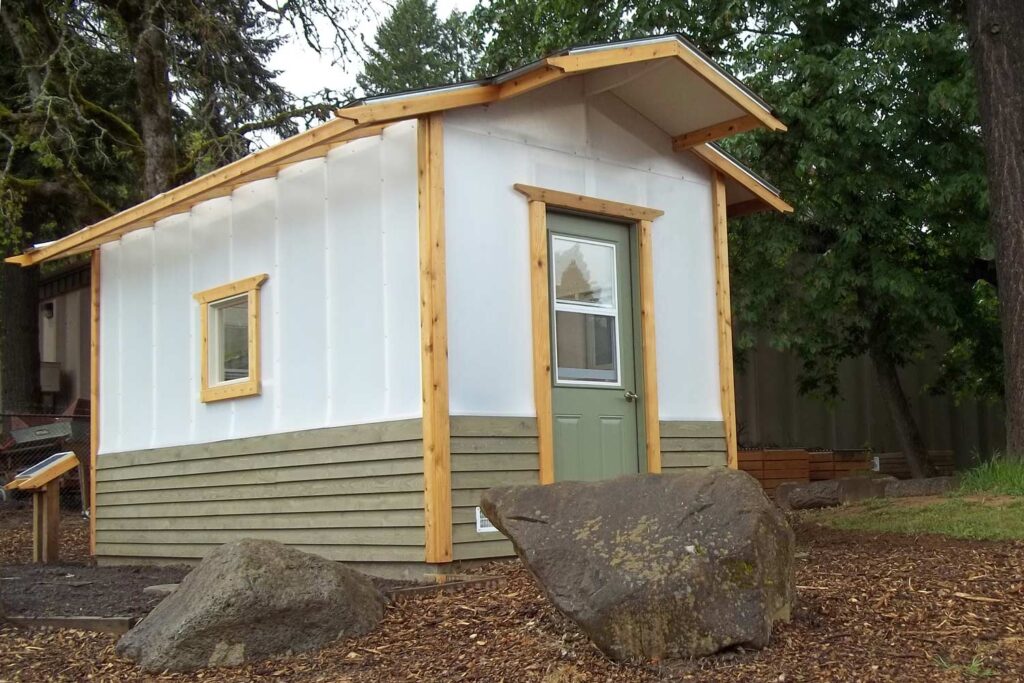 The Lake Grove elementary school solexx greenhouse