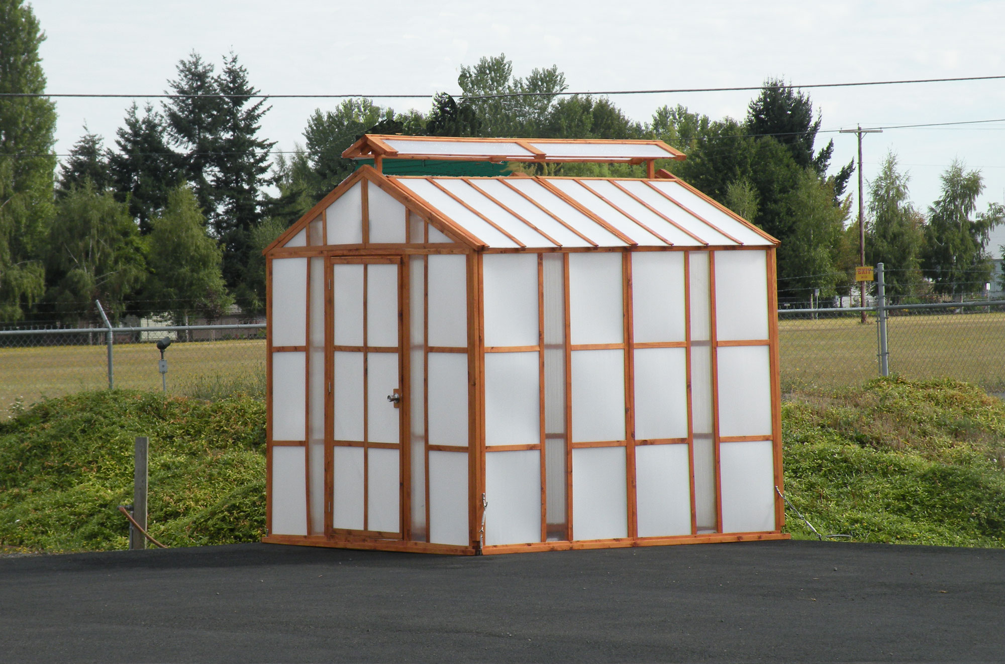 Wood solexx greenhouse nw greenpanel