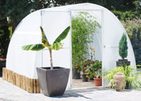 Early Bloomer quonset style greenhouse nevada