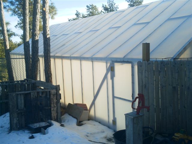 Greenhouse over raised beds to extend the growing season in wyoming